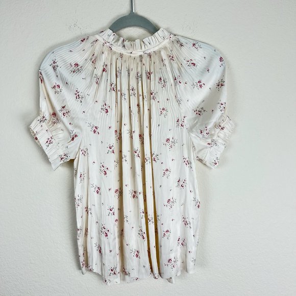 Ulla Johnson Cream Floral Blouse - Picture 2 of 6